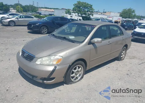 2005 Toyota Corolla Le z USA, uszkodzony, nr VIN 2T1BR32E85C474820